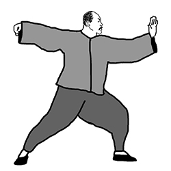 Yang Chengfu performs Single Whip