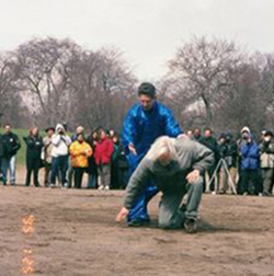 Push Hands Demo Push Hands Demo at Tai Chi Day in Central Park NYC
