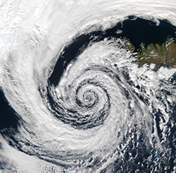 Storm Cloud Spirals